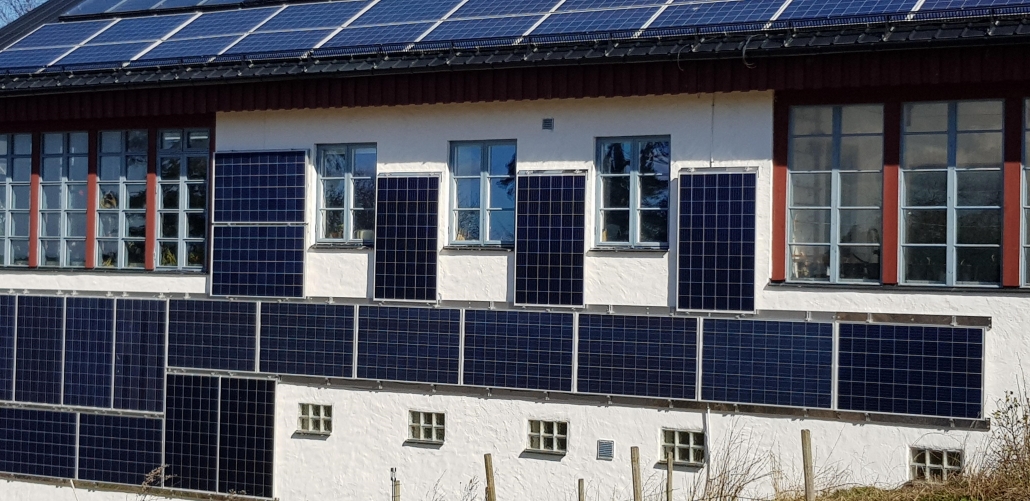 Hammars hus med solceller
